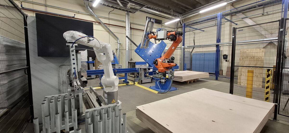 Nefab robotliini kolimine