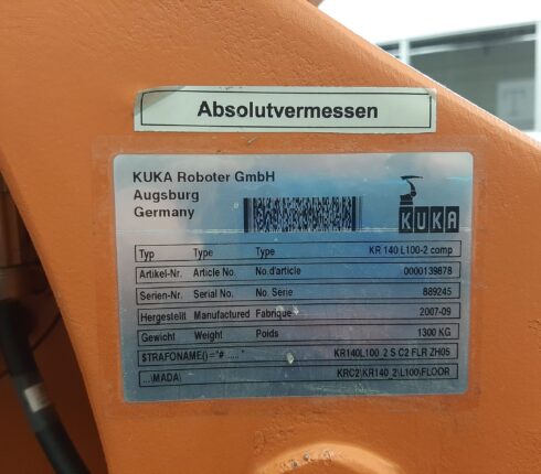 Kuka KR140 L100 robot